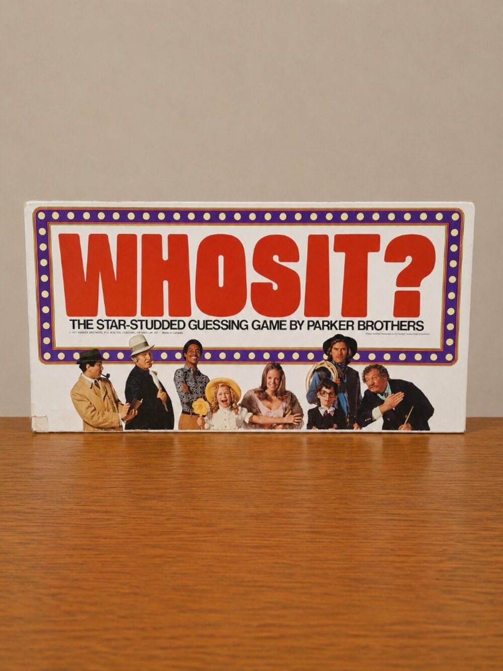 1977 Parker Brothers WHOSIT? Vintage Guessing Board Game Complete Box